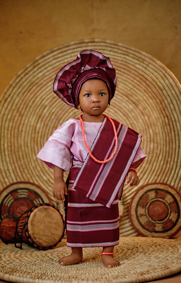 Aso Oke Pink Outfits for African for Special Occasions Like Birthdays, Weddings, and Cultural Celebrations
